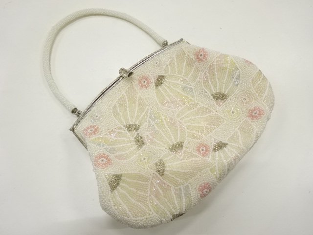 JAPANESE KIMONO / BEADS HANDBAG